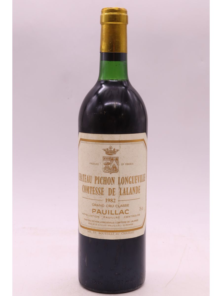 illustration du vin Pichon Longueville Comtesse de Lalande 1982