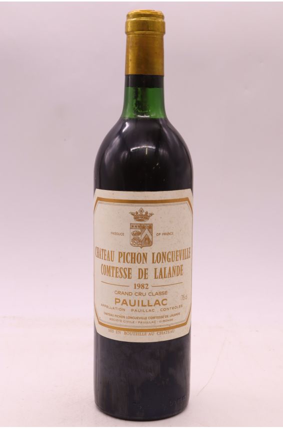 Pichon Pichon Longueville Comtesse de Lalande 1982