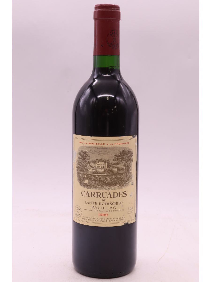 image du vin Carruades de Lafite 1989 Promo