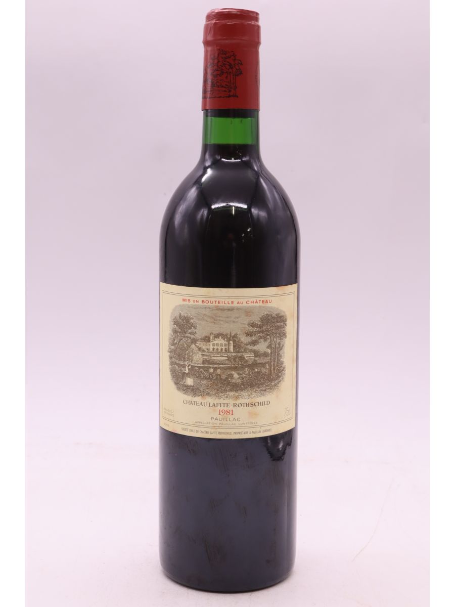 aperçu du vin Lafite Rothschild 1981