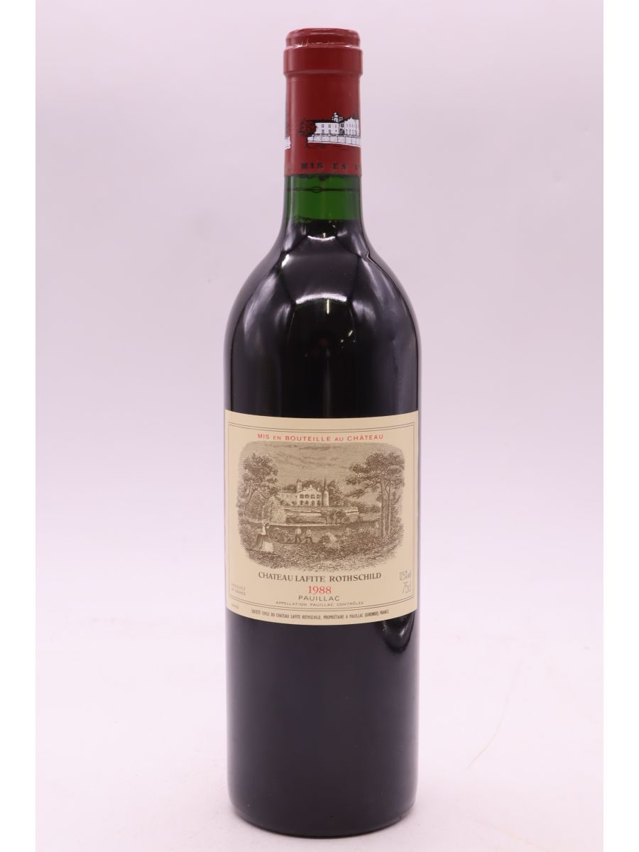 capture du vin Lafite Rothschild 1988