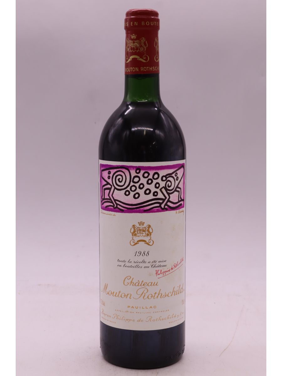 image du vin Mouton Rothschild 1988