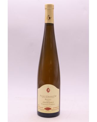 Agathe Bursin Alsace Grand cru Riesling Zinnkoepfle Vendanges Tardives 2007