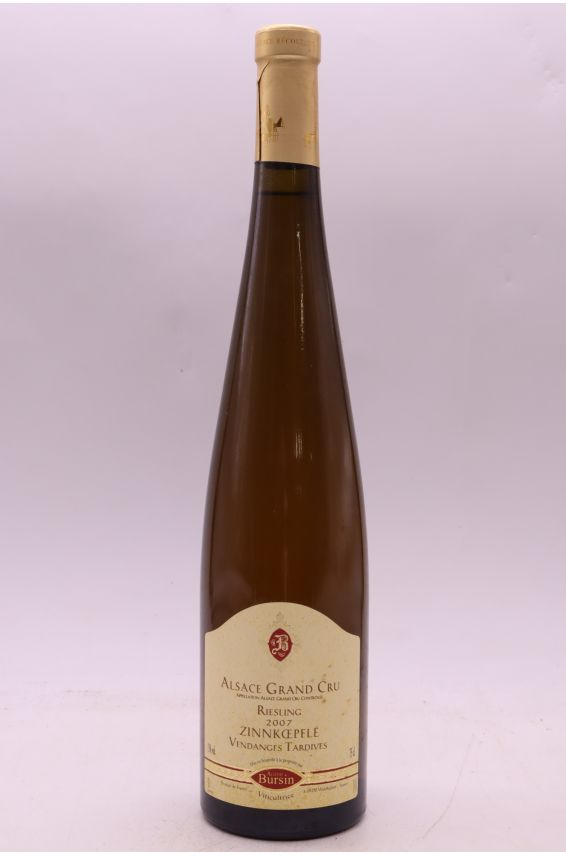Agathe Bursin Alsace Riesling Vendanges Tardives 2007