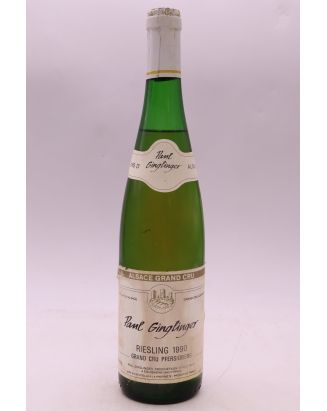 Paul Ginglinger Alsace Grand Cru Riesling Pfersigberg 1990 - PROMO -15% !