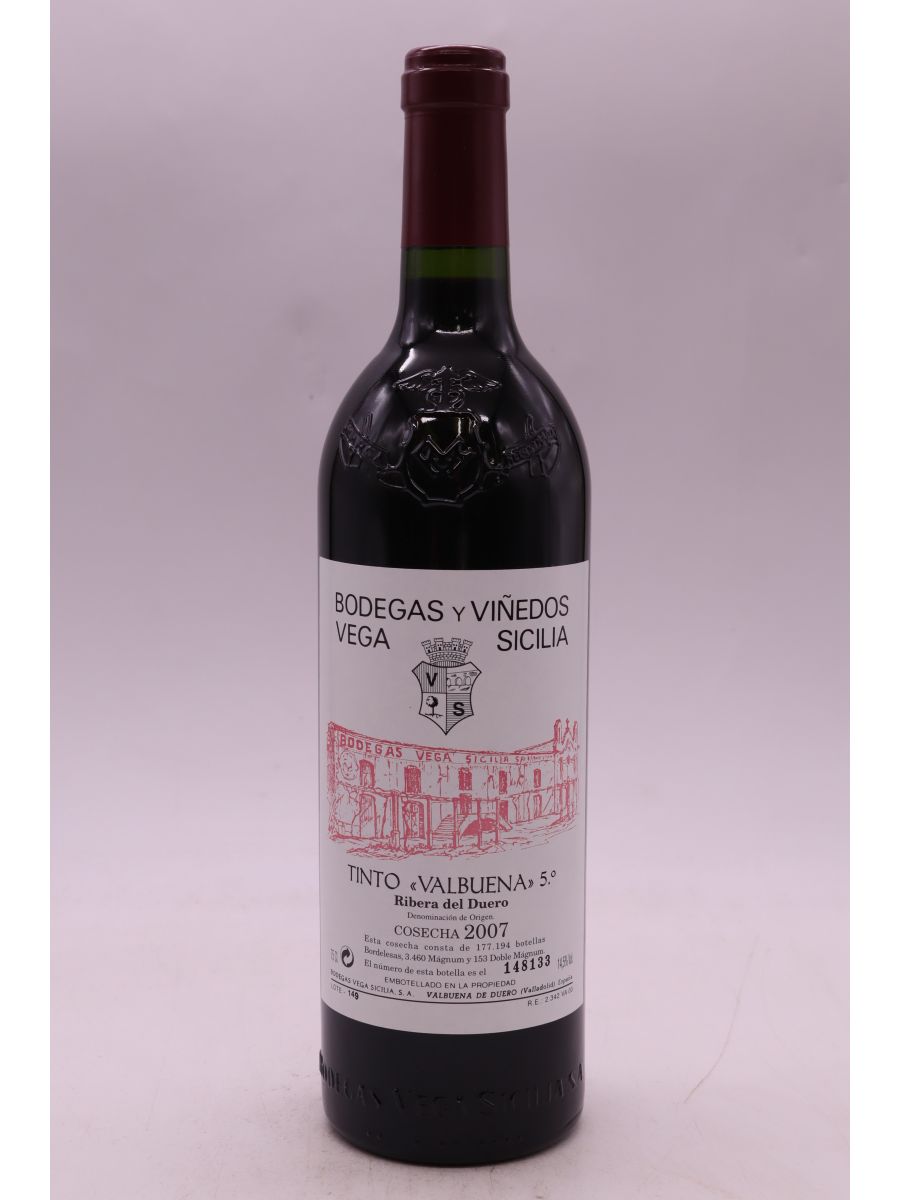 photos du vin Vega Sicilia Valbuena 2007