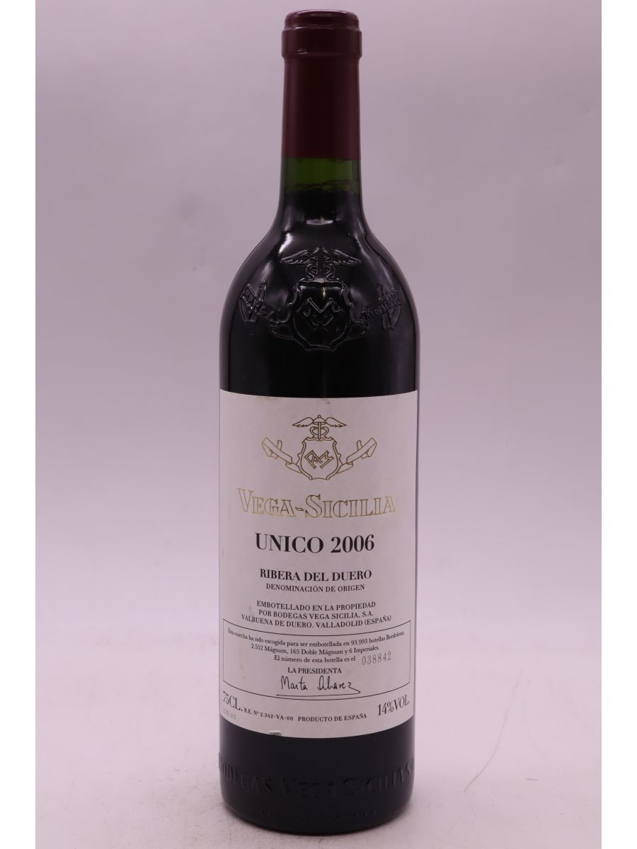 photo du vin Vega Sicilia Unico 2006