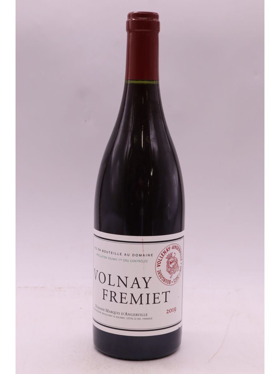 illustration du vin Marquis d’Angerville Volnay 1er Cru Fremiet 2019