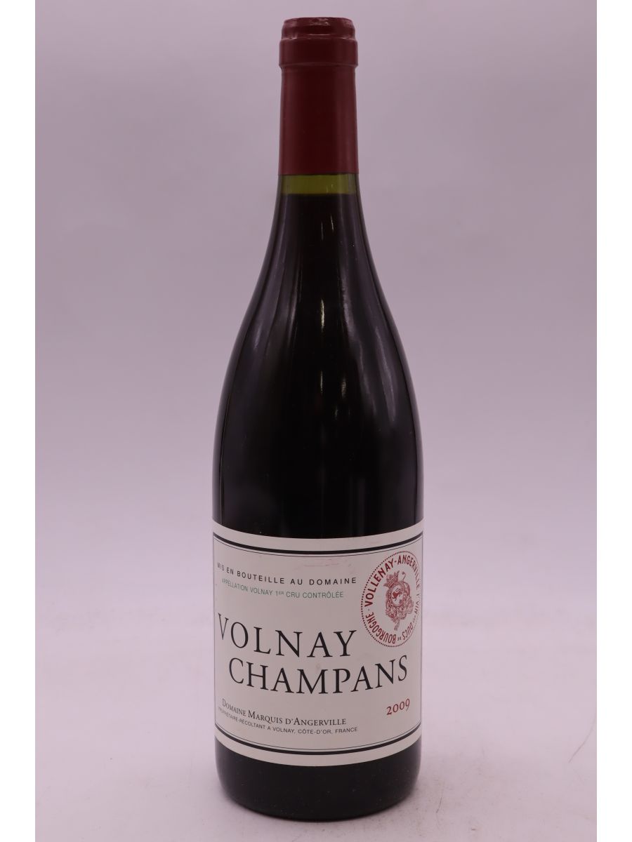 photos du vin Marquis d’Angerville Volnay 1er Cru Champans 2009