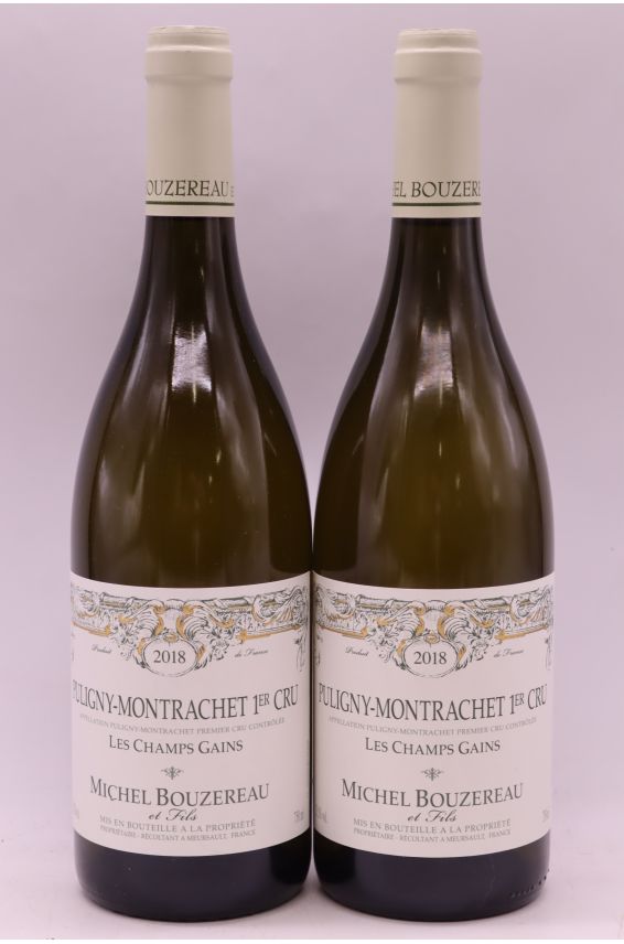 Michel Bouzereau Puligny Montrachet 1er cru Les Champs Gains 2018