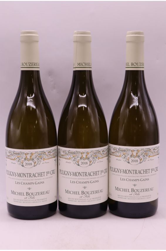 Michel Bouzereau Puligny Montrachet 1er cru Les Champs Gains 2018
