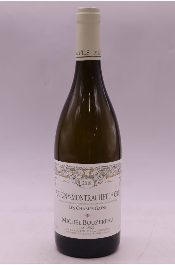 Michel Bouzereau Puligny Montrachet 1er cru Les Champs Gains 2018