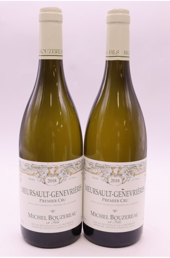 Michel Bouzereau Meursault 1er cru Les Genevrières 2018