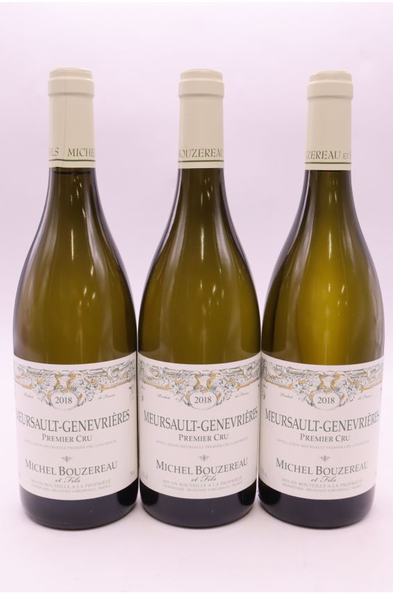 Michel Bouzereau Meursault 1er cru Les Genevrières 2018