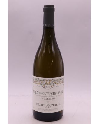 Michel Bouzereau Puligny Montrachet 1er cru Le Cailleret 2019
