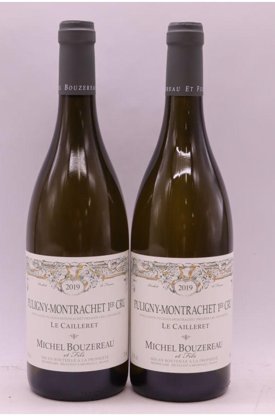 Michel Bouzereau Puligny Montrachet 1er cru Le Cailleret 2019