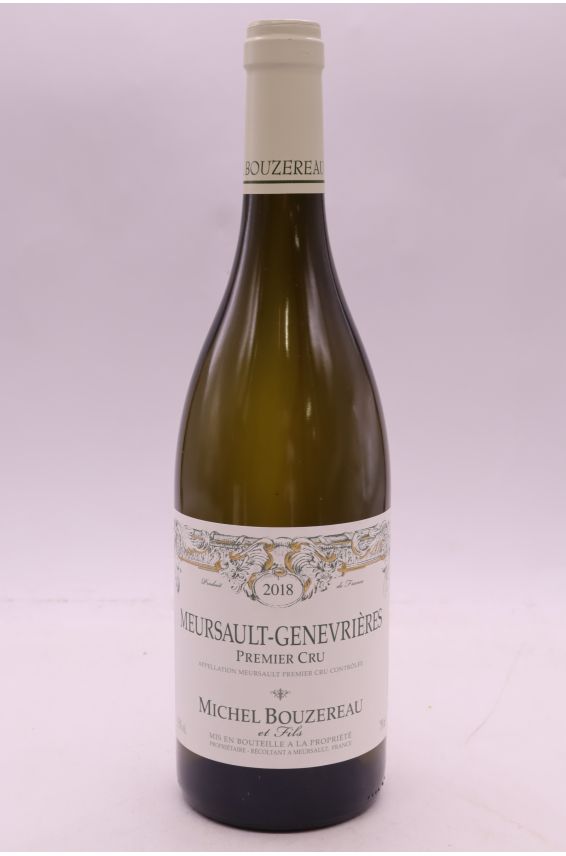 Michel Bouzereau Meursault 1er cru Les Genevrières 2018