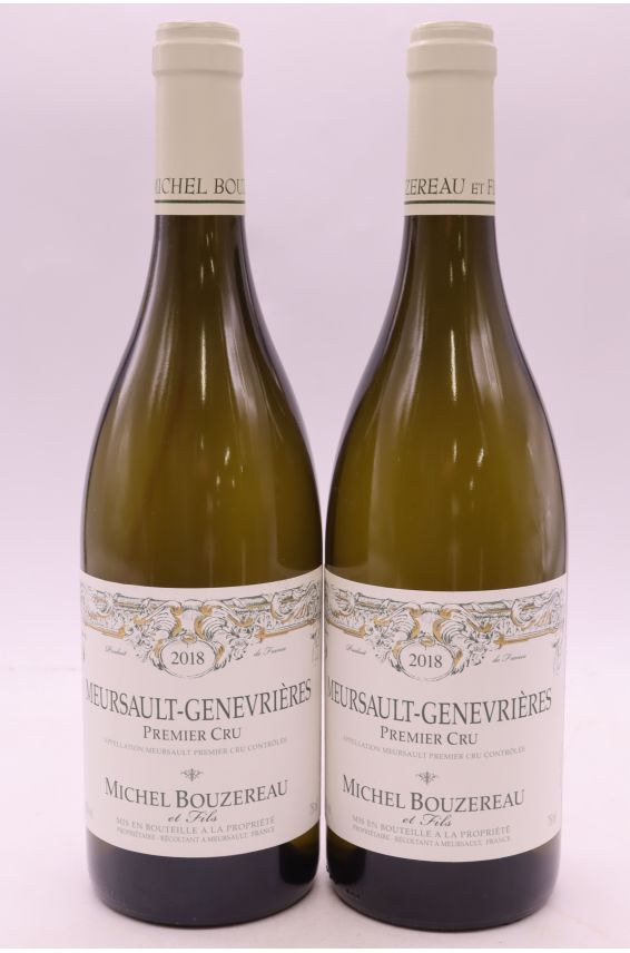 Michel Bouzereau Meursault 1er cru Les Genevrières 2018
