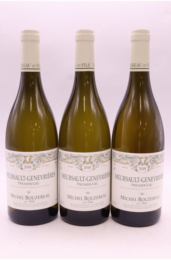 Michel Bouzereau Meursault 1er cru Les Genevrières 2018