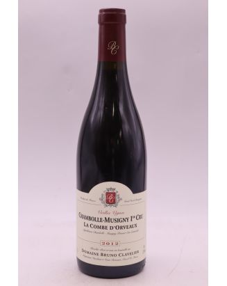 Bruno Clavelier Chambolle Musigny 1er cru La Combe d'Orveaux Vieilles Vignes 2012