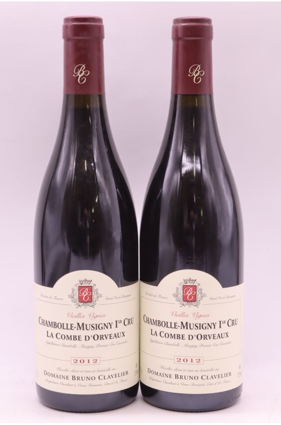 Bruno Clavelier Chambolle Musigny 1er cru La Combe d'Orveaux Vieilles Vignes 2012