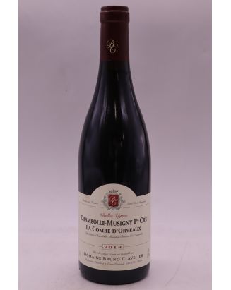 Bruno Clavelier Chambolle Musigny 1er cru La Combe d'Orveaux Vieilles Vignes 2014