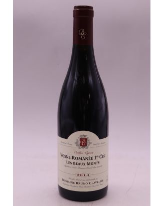 Bruno Clavelier Vosne Romanée 1er cru Les Beaux Monts Vieilles Vignes 2014