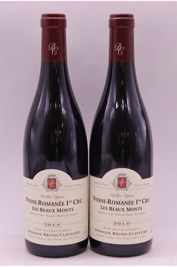 Bruno Clavelier Vosne Romanée 1er cru Les Beaux Monts Vieilles Vignes 2014