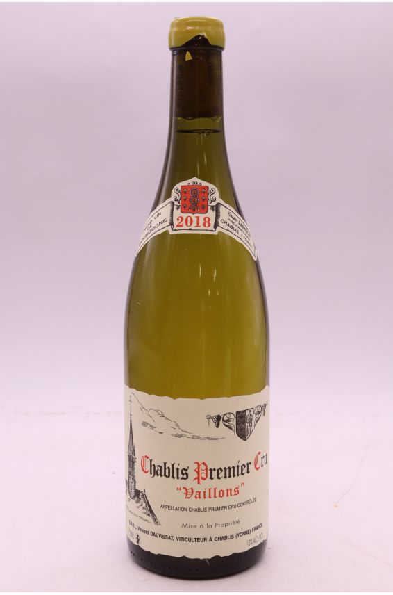 Vincent Dauvissat Chablis 1er cru Vaillons 2018