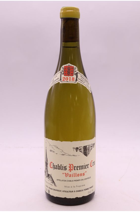 Vincent Dauvissat Chablis 1er cru Vaillons 2018