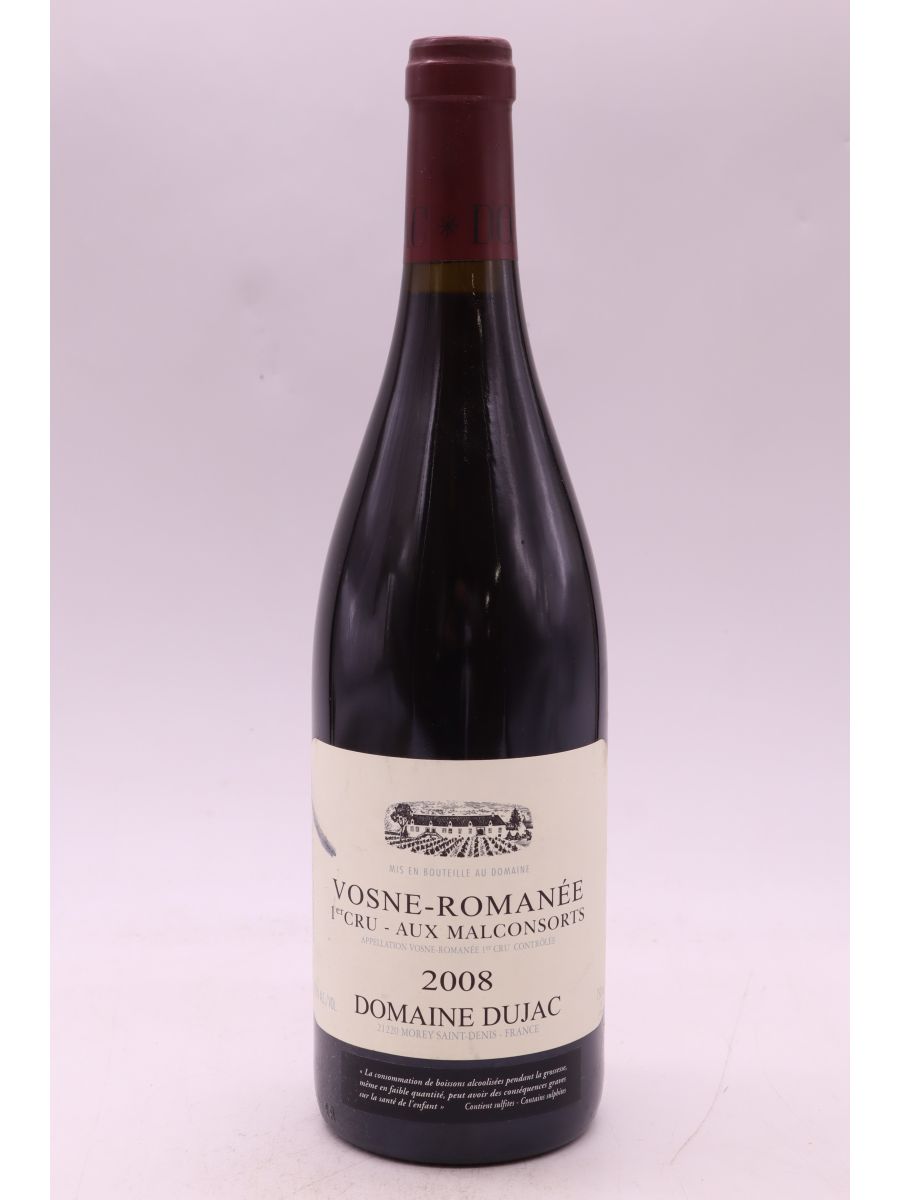 photo du vin Dujac Vosne Romanée 1er Cru Aux Malconsorts 2008
