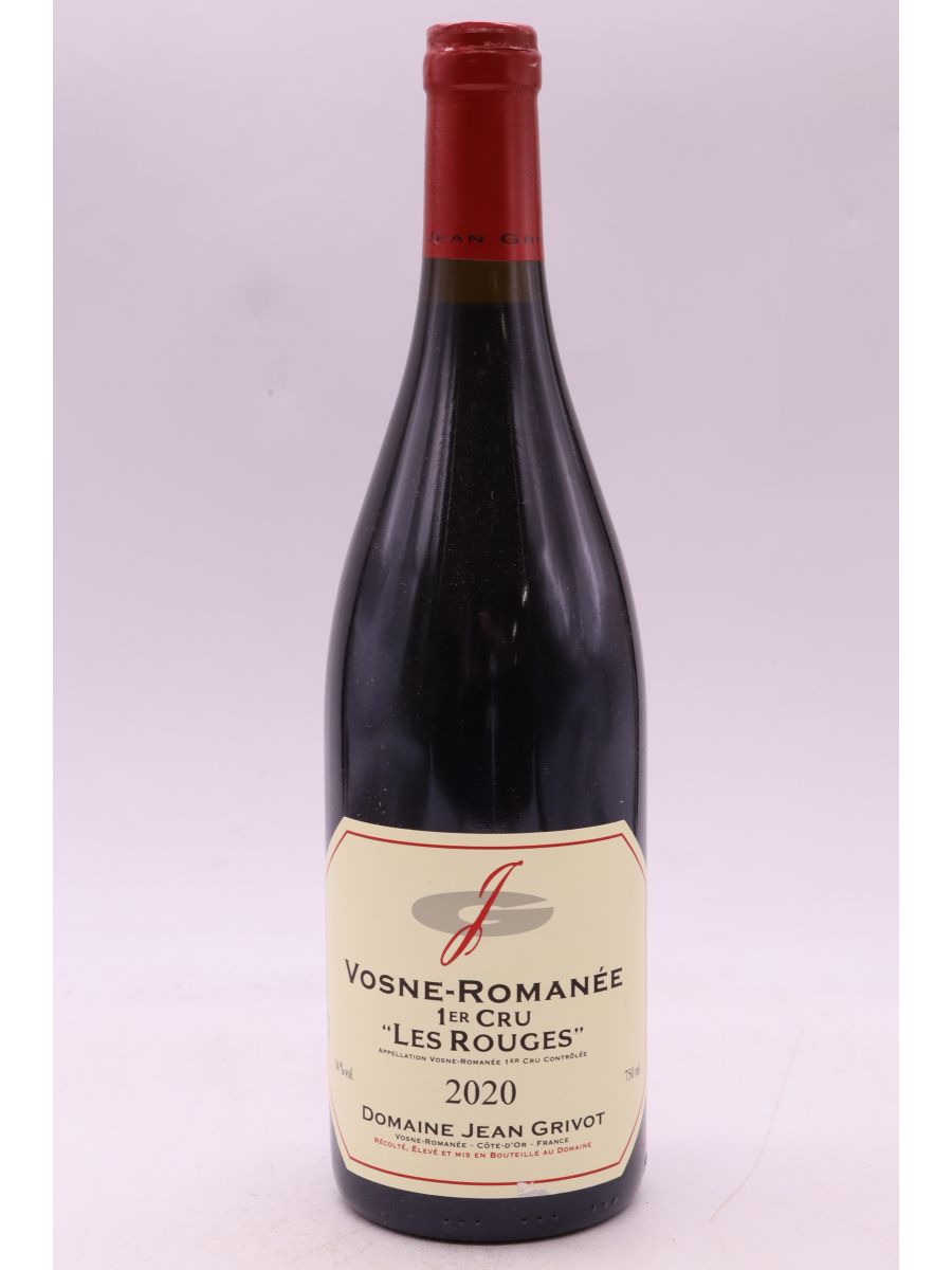 photos du vin Jean Grivot Vosne Romanée 1er Cru les Rouges 2020