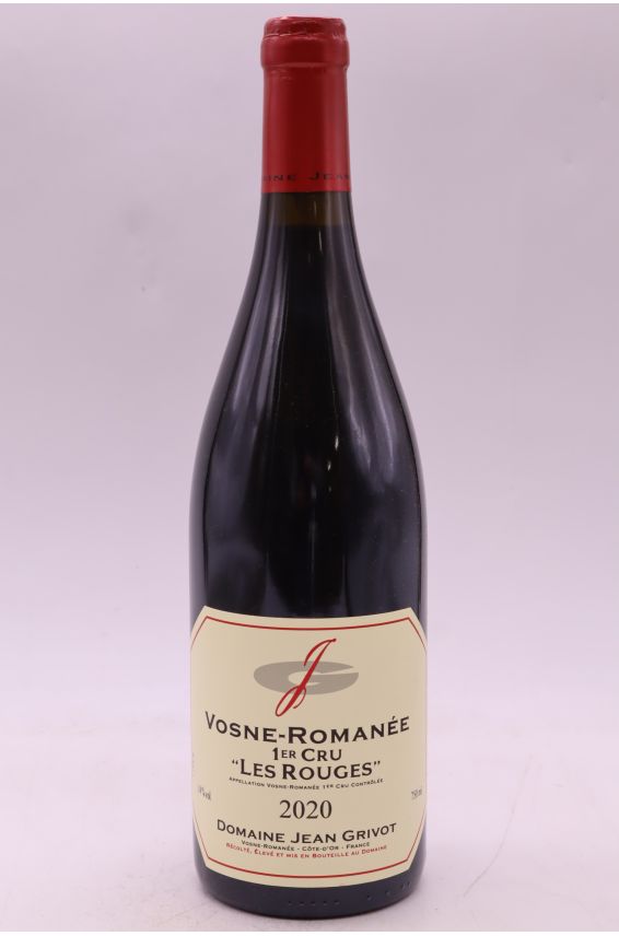 Jean Grivot Vosne Romanée 1er cru Les Rouges 2020