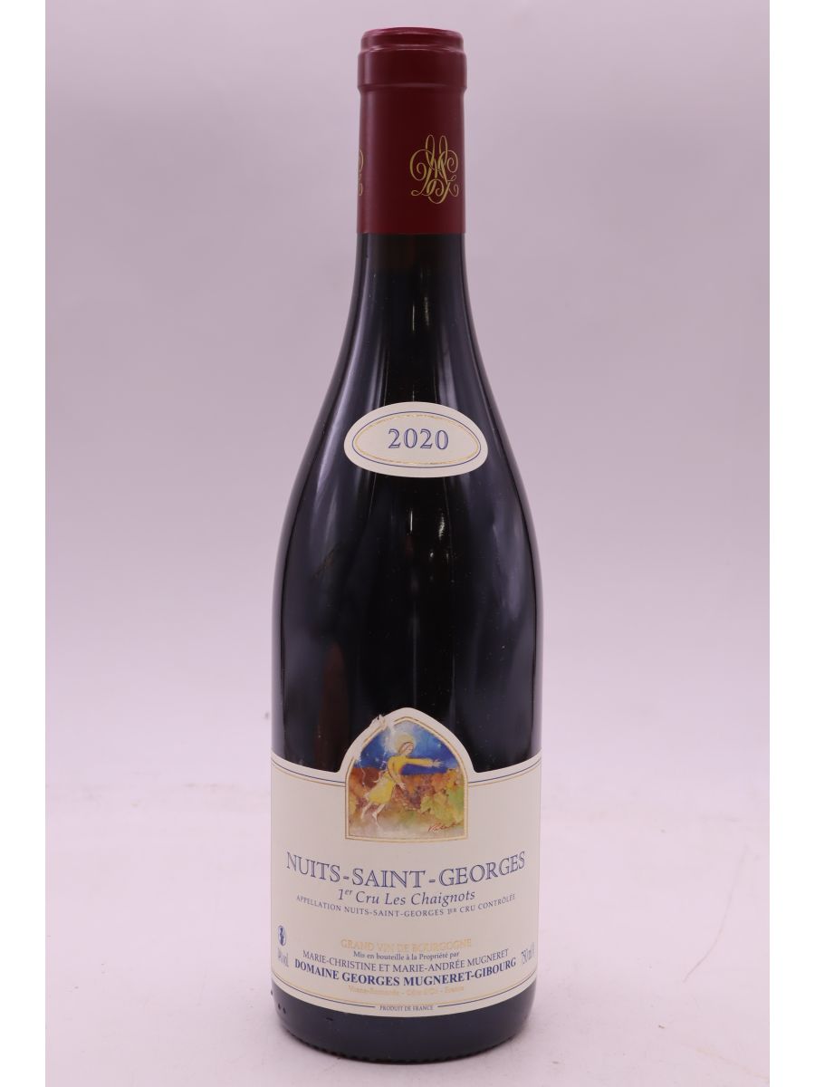 aperçu du vin Mugneret Gibourg Nuits Saint Georges 1er Cru les Chaignots 2020