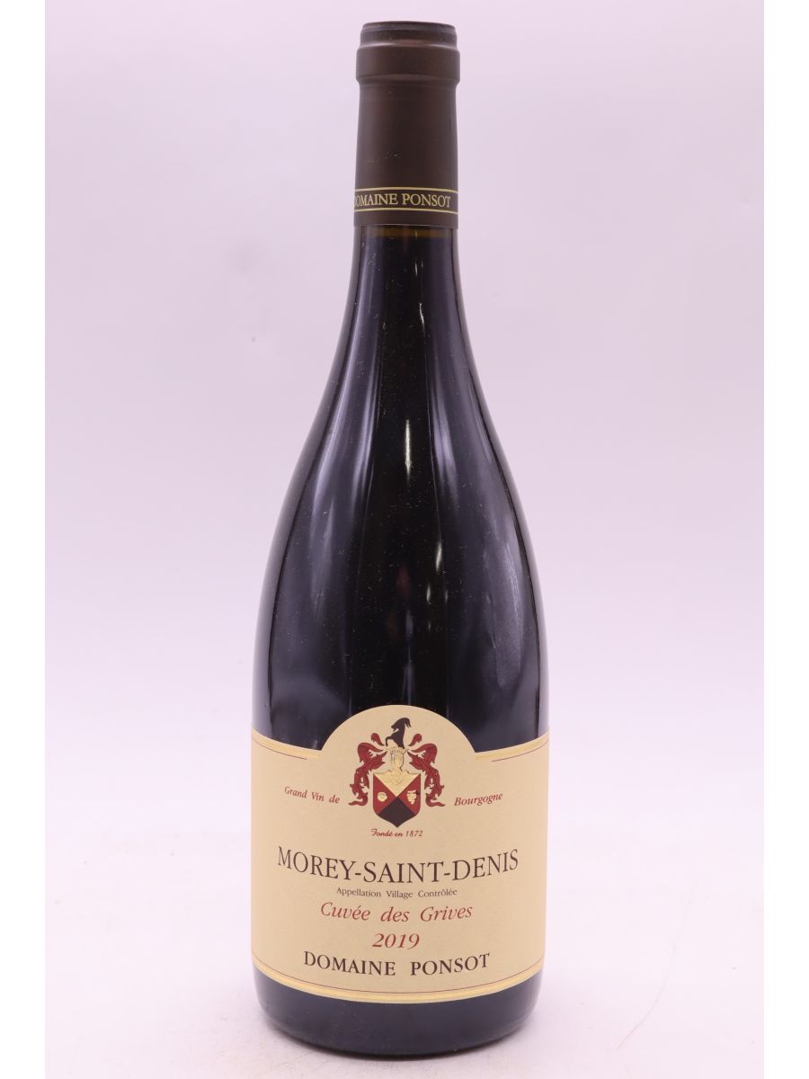 aperçu du vin Ponsot Morey Saint Denis Cuvée des Grives 2019