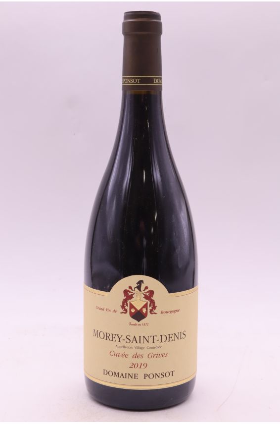 Ponsot Morey Saint Denis Cuvée des Grives 2019