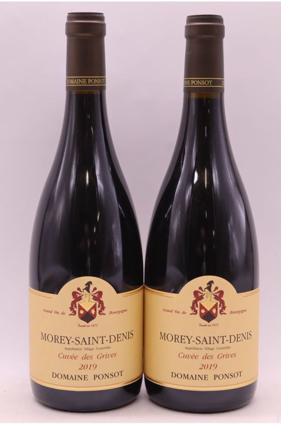 Ponsot Morey Saint Denis Cuvée des Grives 2019
