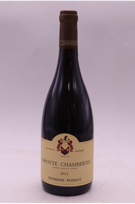 Ponsot Griottes Chambertin 2011