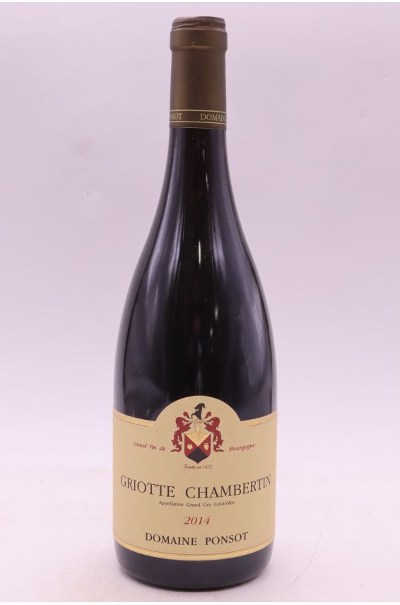Ponsot Griottes Chambertin 2014