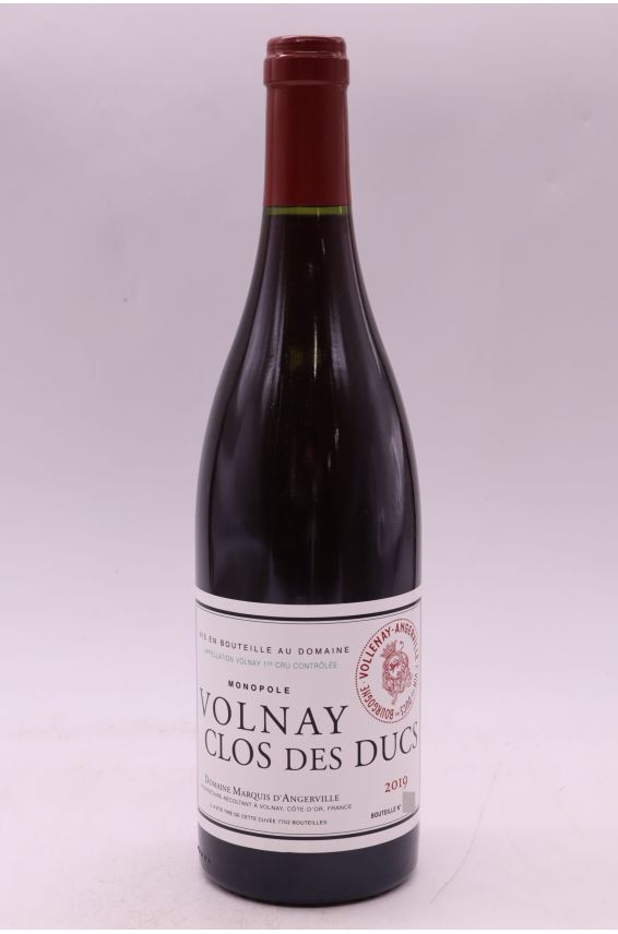 Marquis d'Angerville Volnay 1er cru Clos des Ducs 2019