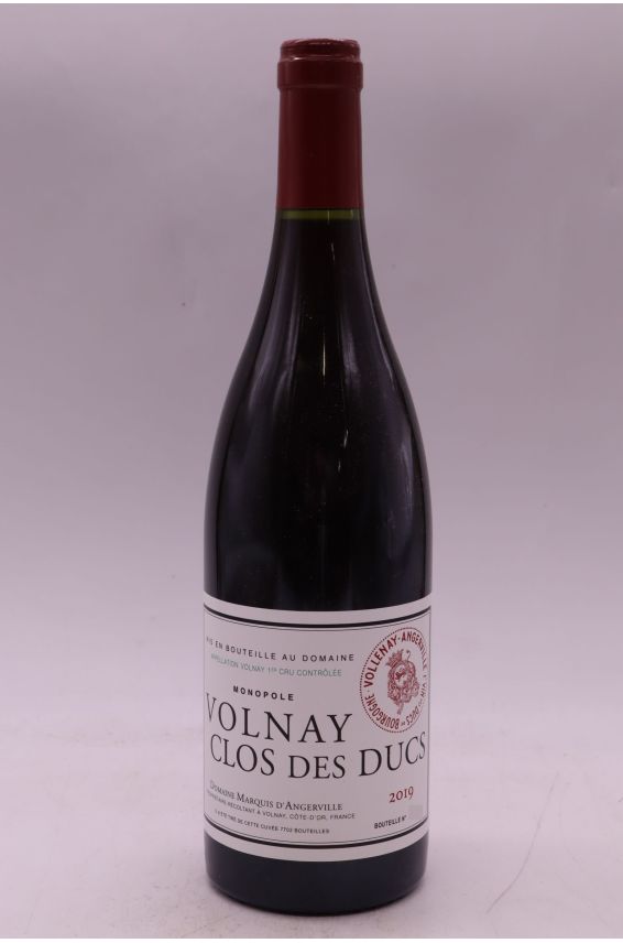 Marquis d'Angerville Volnay 1er cru Clos des Ducs 2019