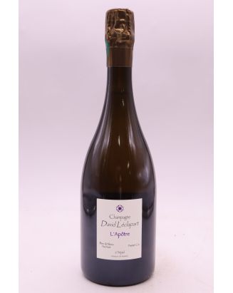 David Leclapart Blanc de Blancs 1er cru l'Apôtre Extra Brut LV15