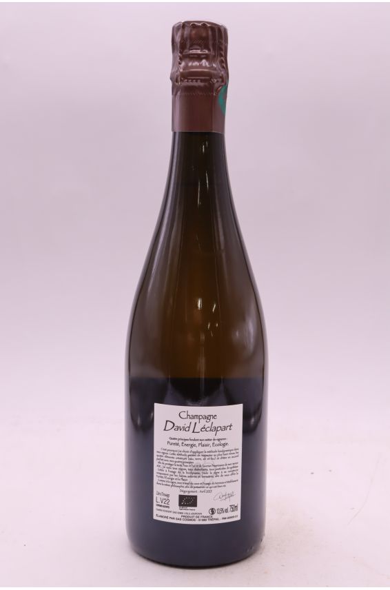 David Leclapart Blanc de Blancs 1er cru l'Artiste Pas Dosé LV22