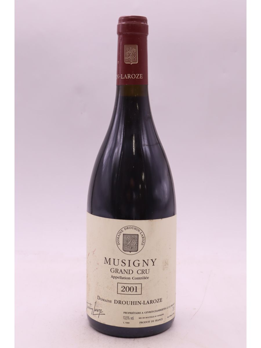 capture du vin Drouhin Laroze Musigny 2001