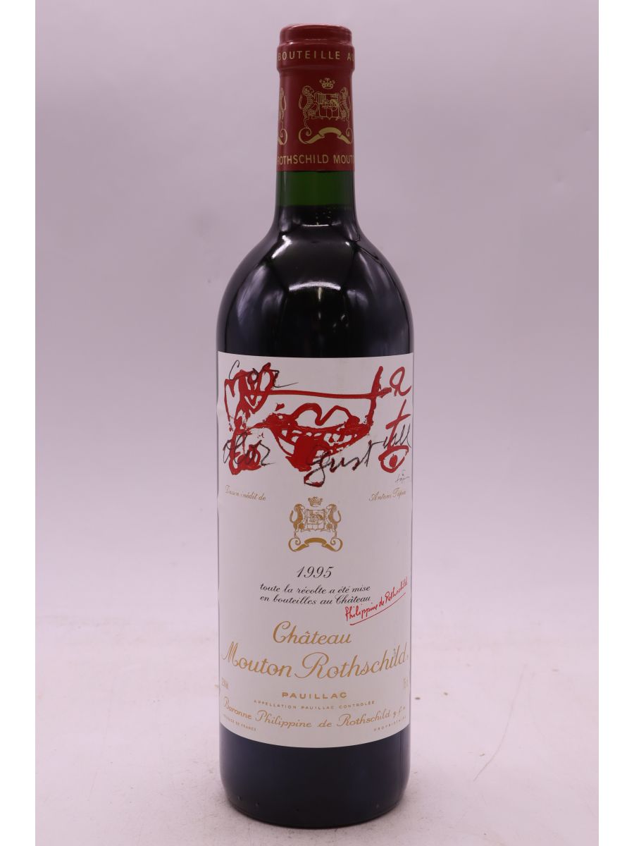 illustration du vin Mouton Rothschild 1995