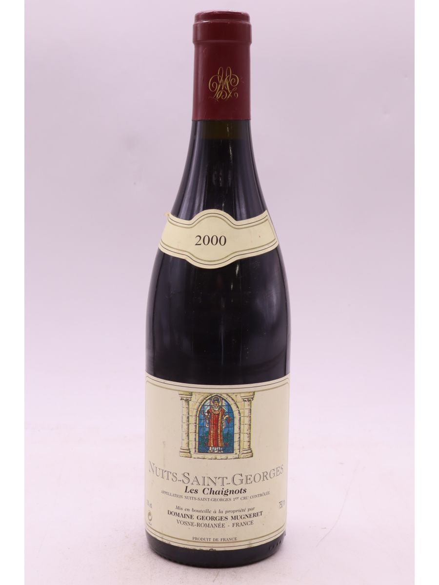 capture du vin Mugneret Gibourg Nuits Saint Georges 1er Cru les Chaignots 2000