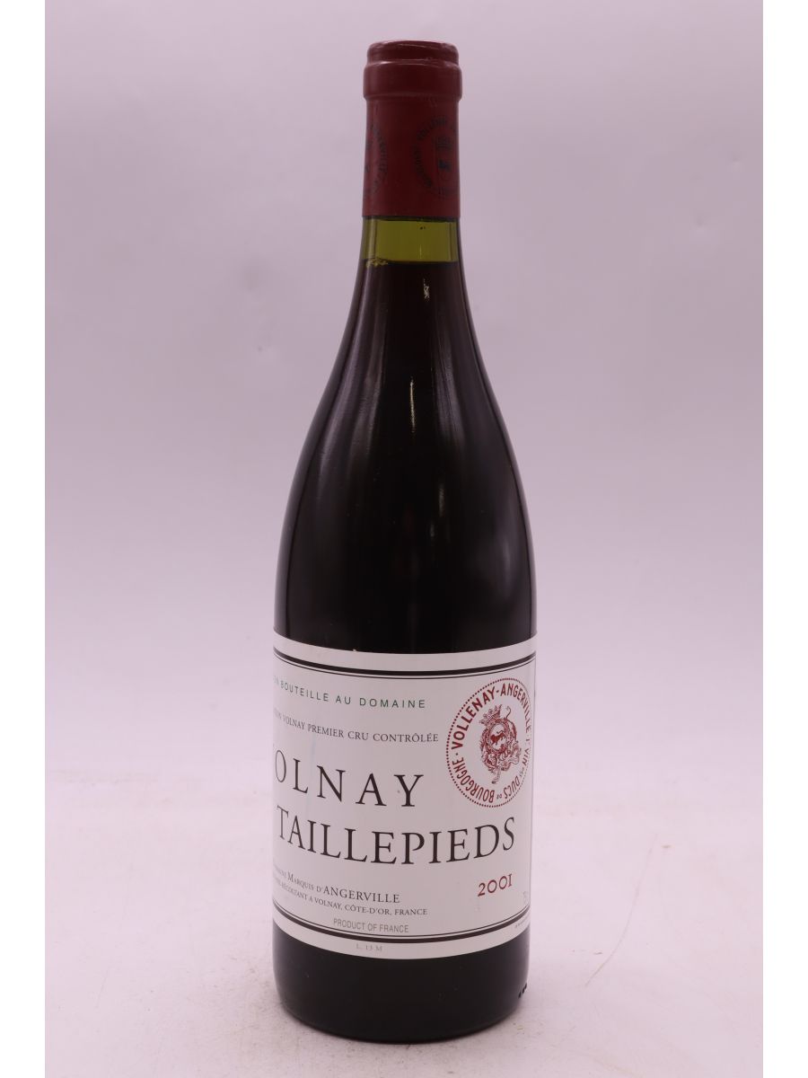 image du vin Marquis d’Angerville Volnay 1er Cru Taillepieds 2001