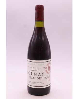 Marquis d'Angerville Volnay 1er cru Clos des Ducs 2000