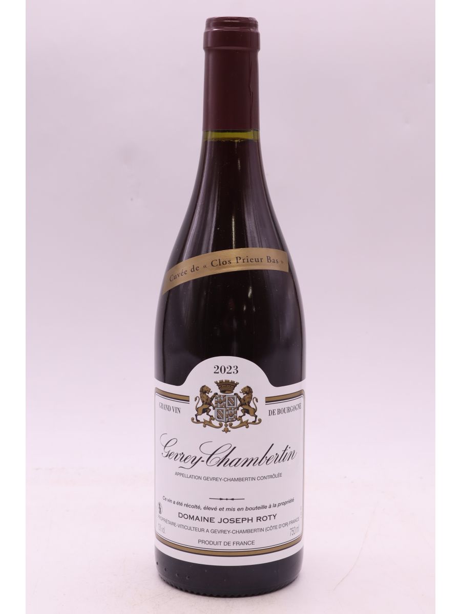 capture du vin Joseph Roty Gevrey Chambertin Clos Prieur Bas 2023