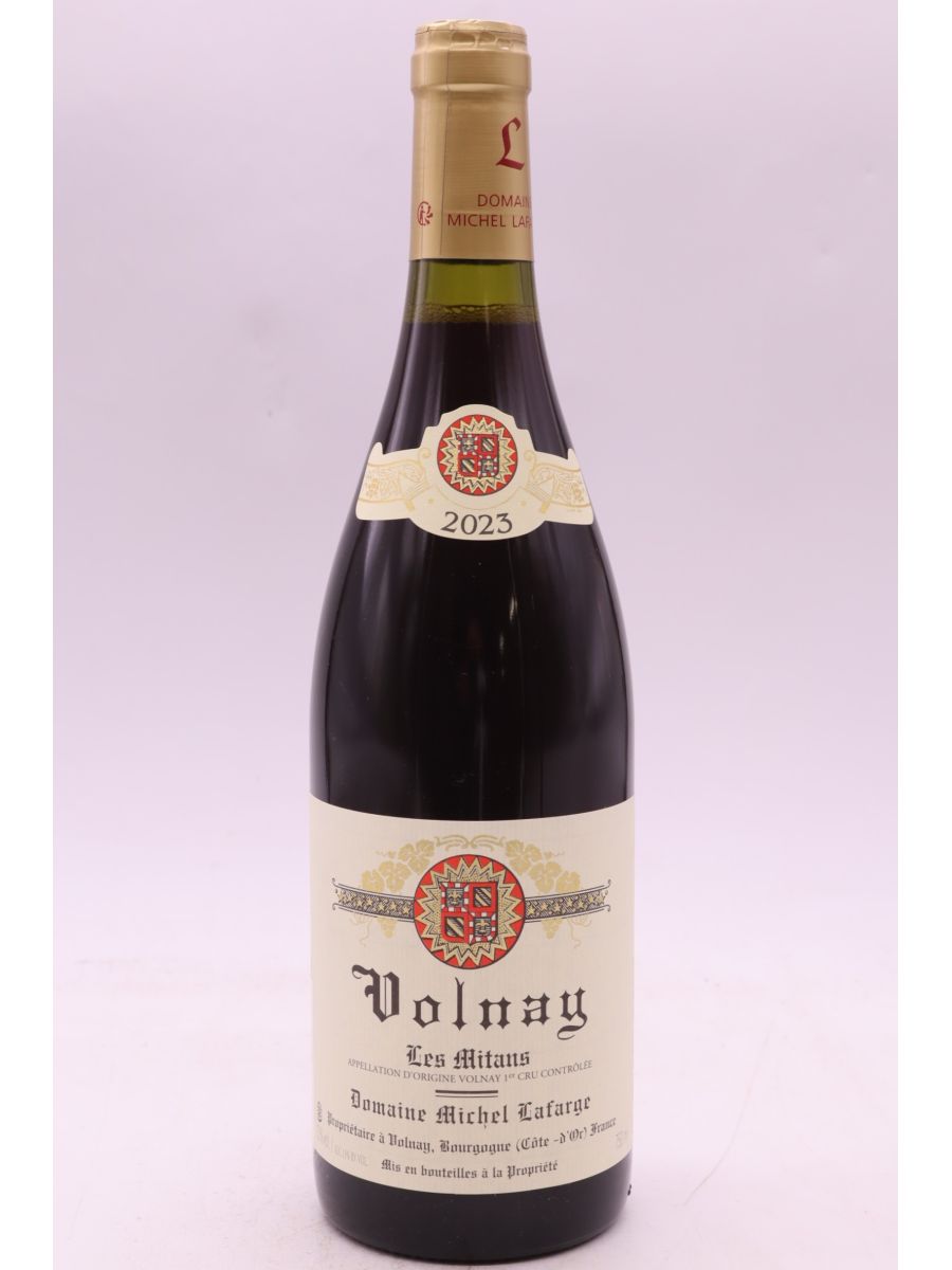 vue du vin Michel Lafarge Volnay 1er Cru les Mitans 2023